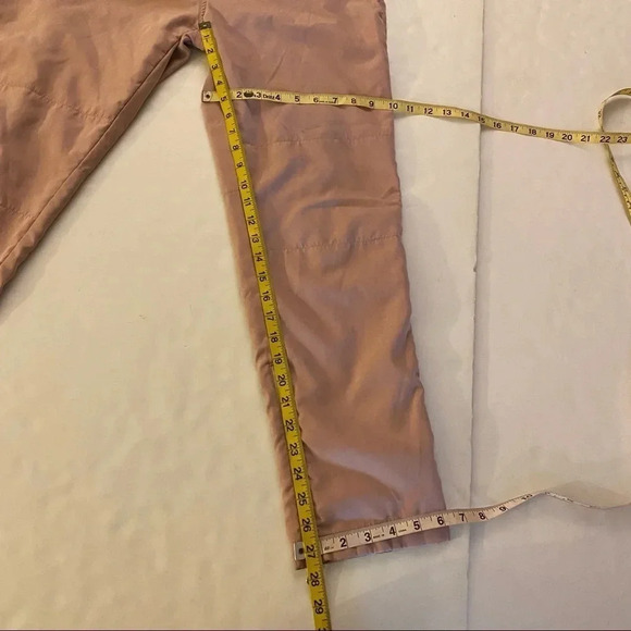 KHND Studios Lined Jogger Pants Zip Ankle Seasons A/W 16 Mauve Womens Medium 8 - Picture 13 of 13